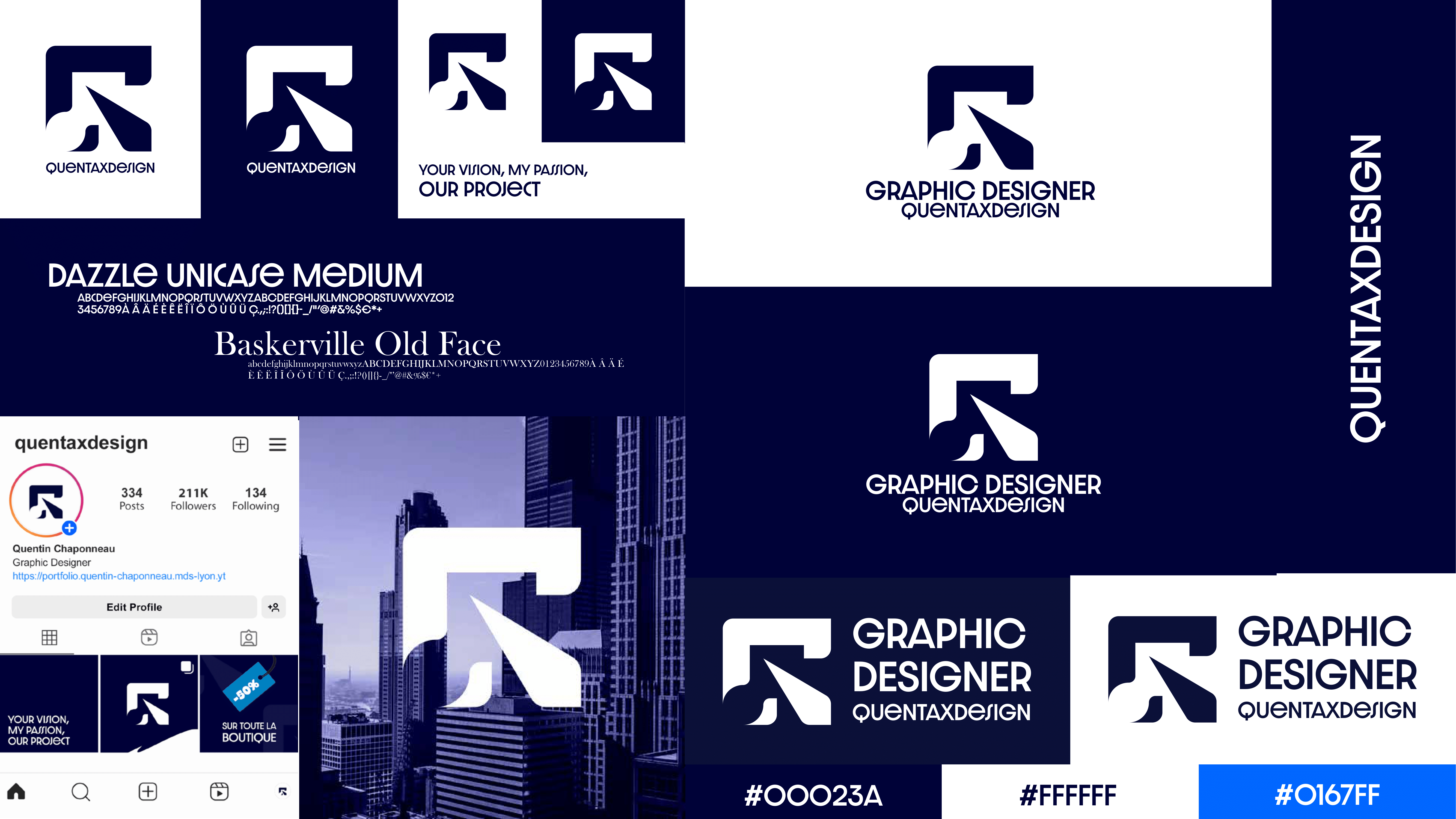 quentaxdesign identité visuelle